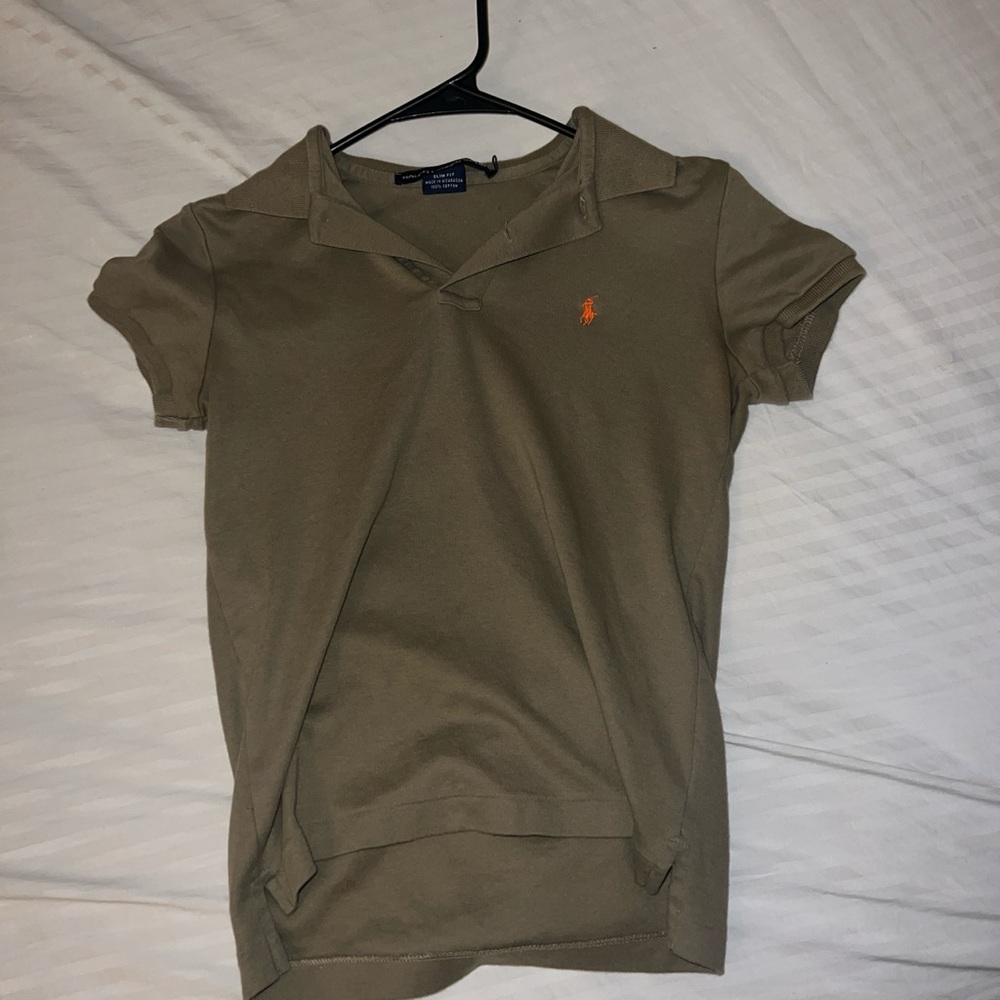 slim fit polo tee